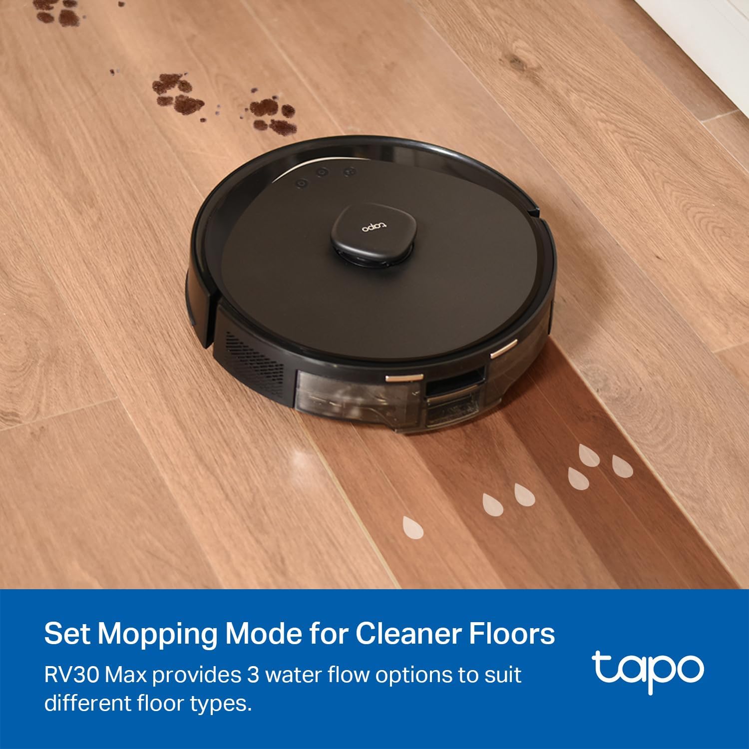 Tapo LiDAR Smart Navigation Robot Vacuum and Mop with Self-Emptying Dock