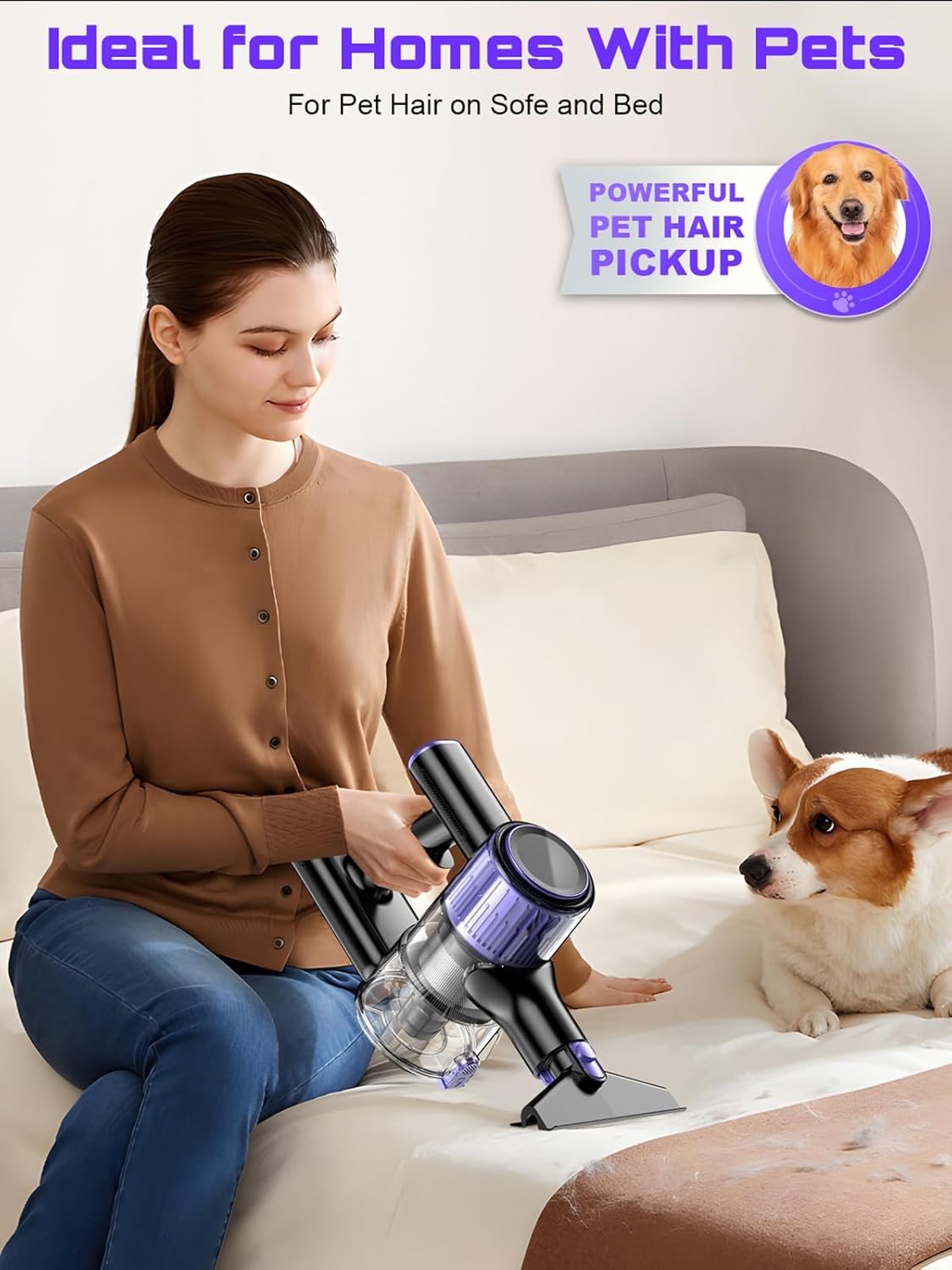 10 In 1 Cordless Vacuum Cleaner with Powerful Suction