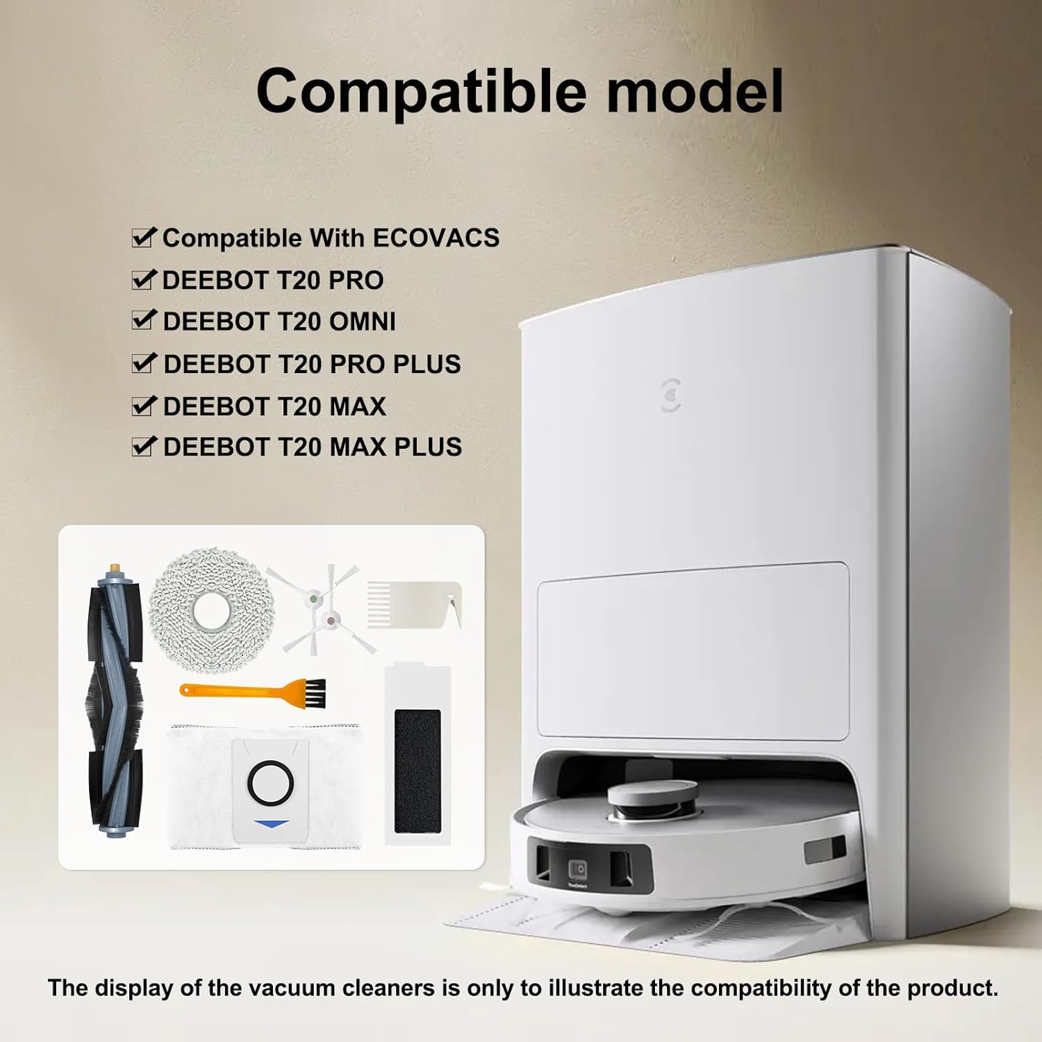 XDBOLO Ecovacs Deebot T20 Omni Accessories Kit