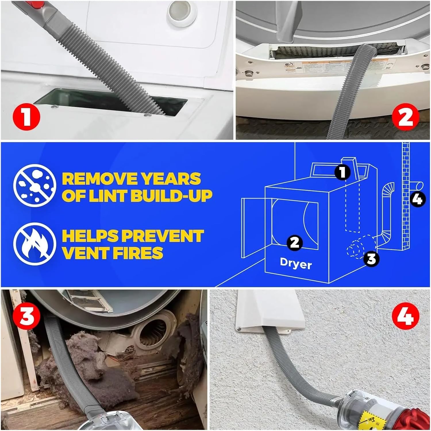 Replacement Vacuum Hose for V6 V7 V8 V10 V11 V15 Stick Vacuums