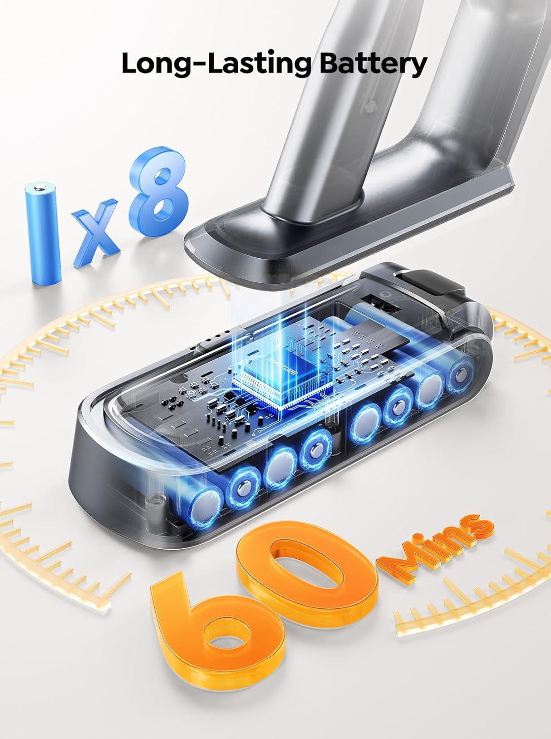 SMOTURE Cordless Vacuum Cleaner 600W Stick 45KPA