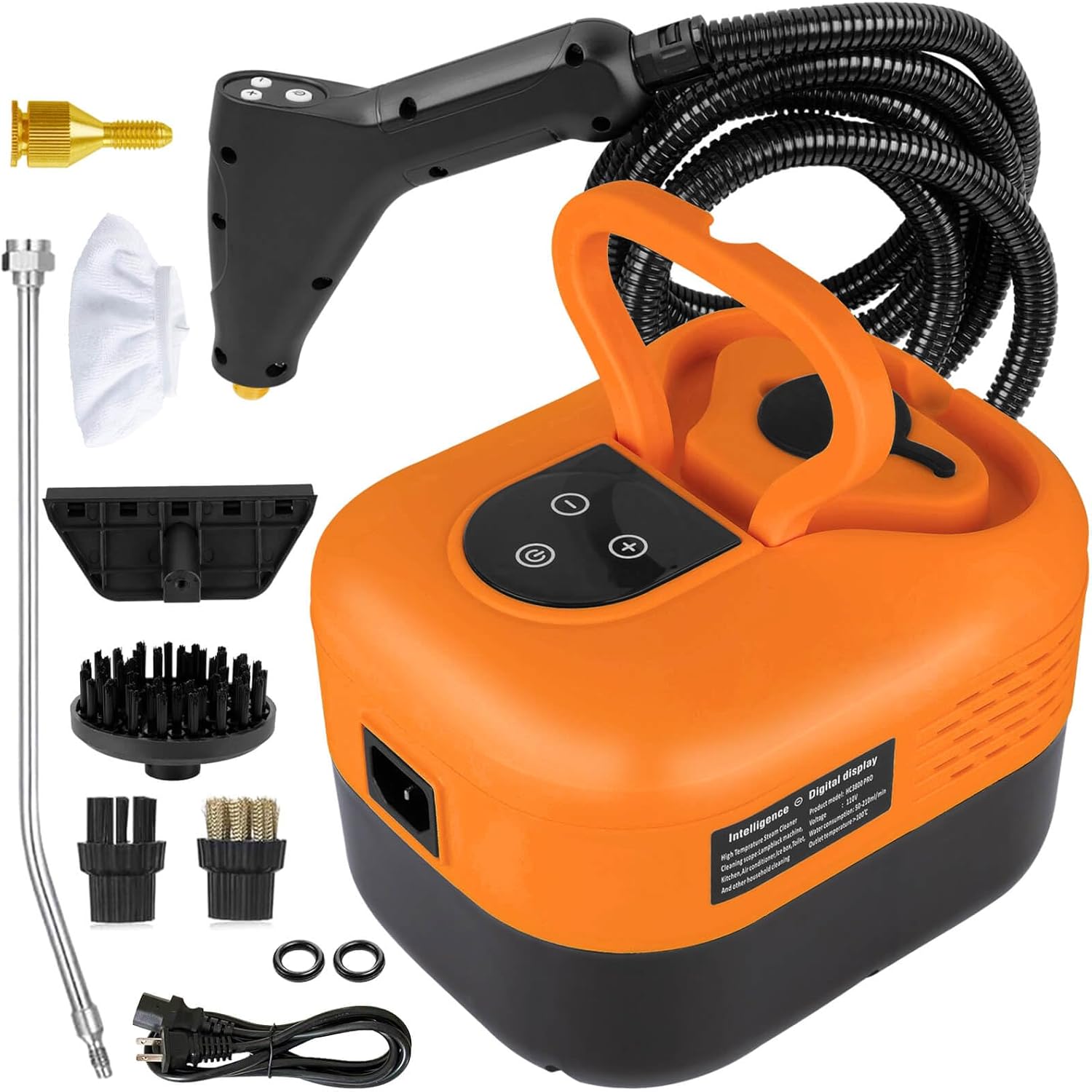 1200ml Handheld Steam Cleaner with 5 Accessories