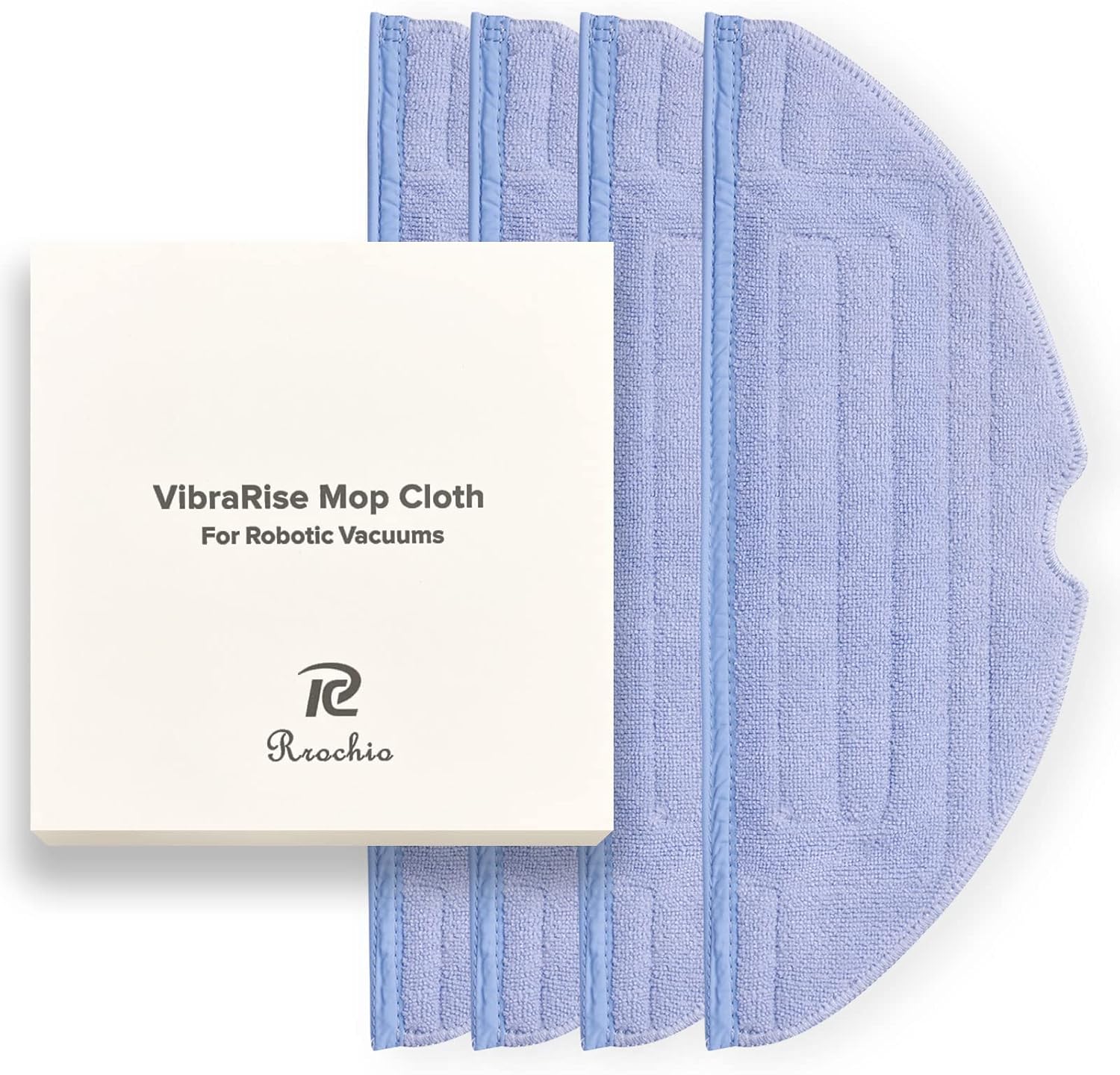 4 Pcs Microfiber Mop Pads for Roborock S7 Series