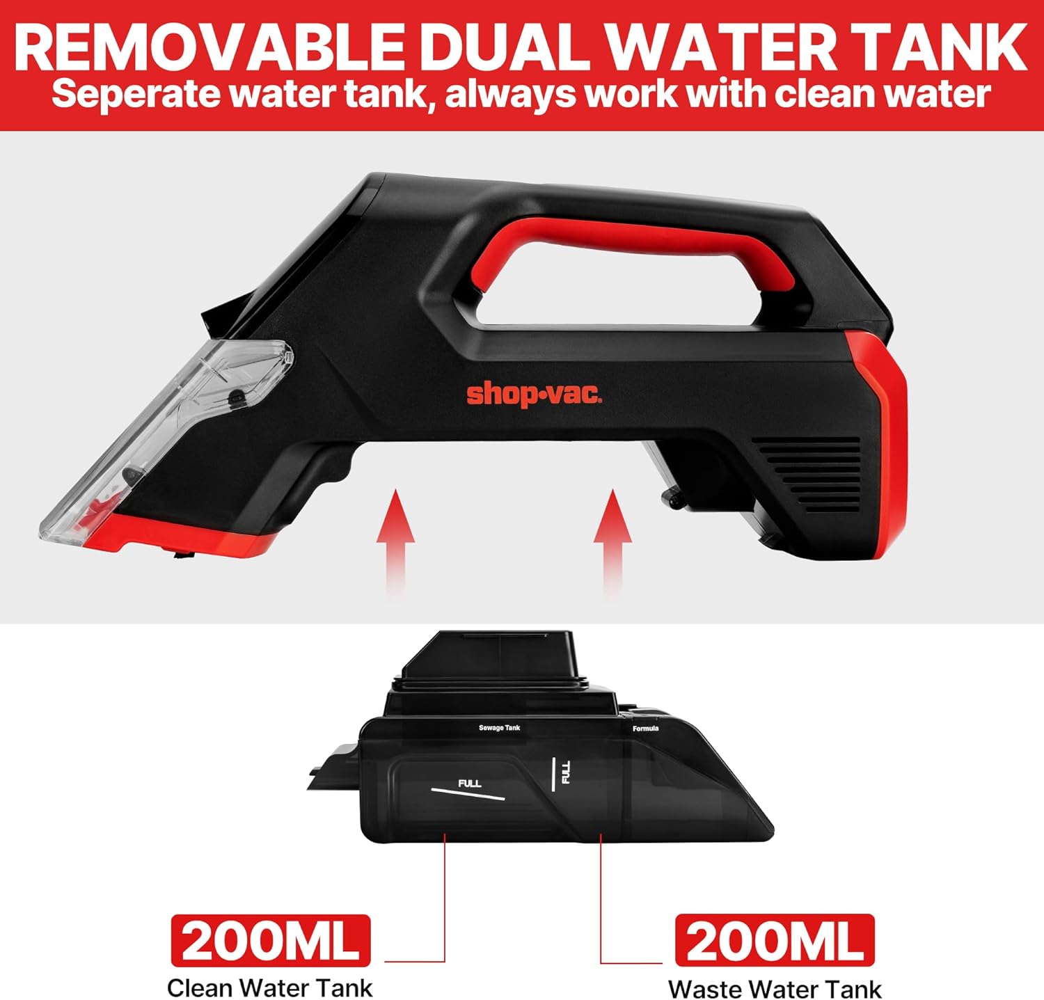 Shop-Vac 3-in-1 Cordless Spot Cleaner