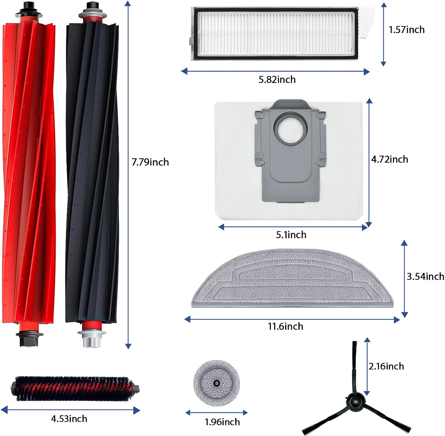 Roborock S8 MaxV Ultra Vacuum Accessory Kit