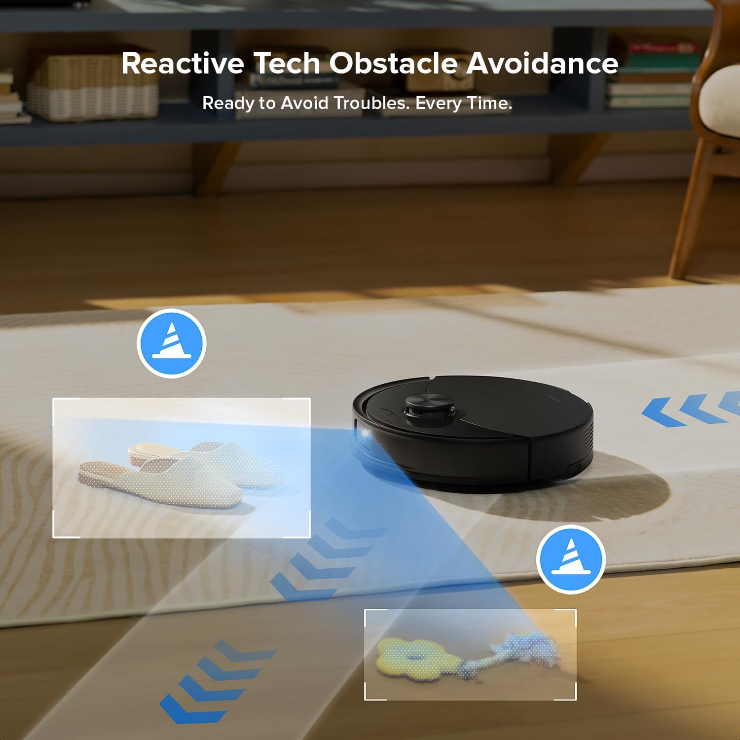 Roborock Q10 S5 Robotic Vacuum and Mop with Self-Emptying