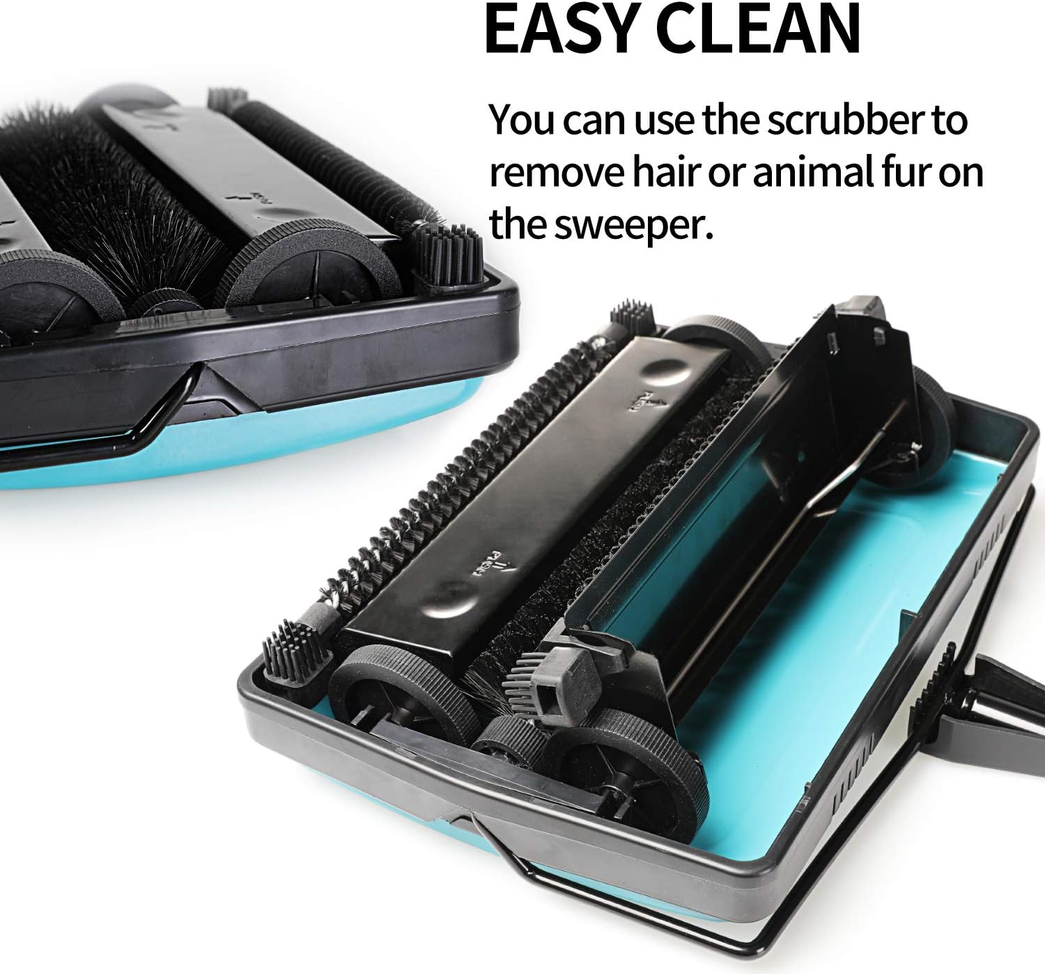 Yocada Carpet Sweeper with Brush for Home Office Cleaning