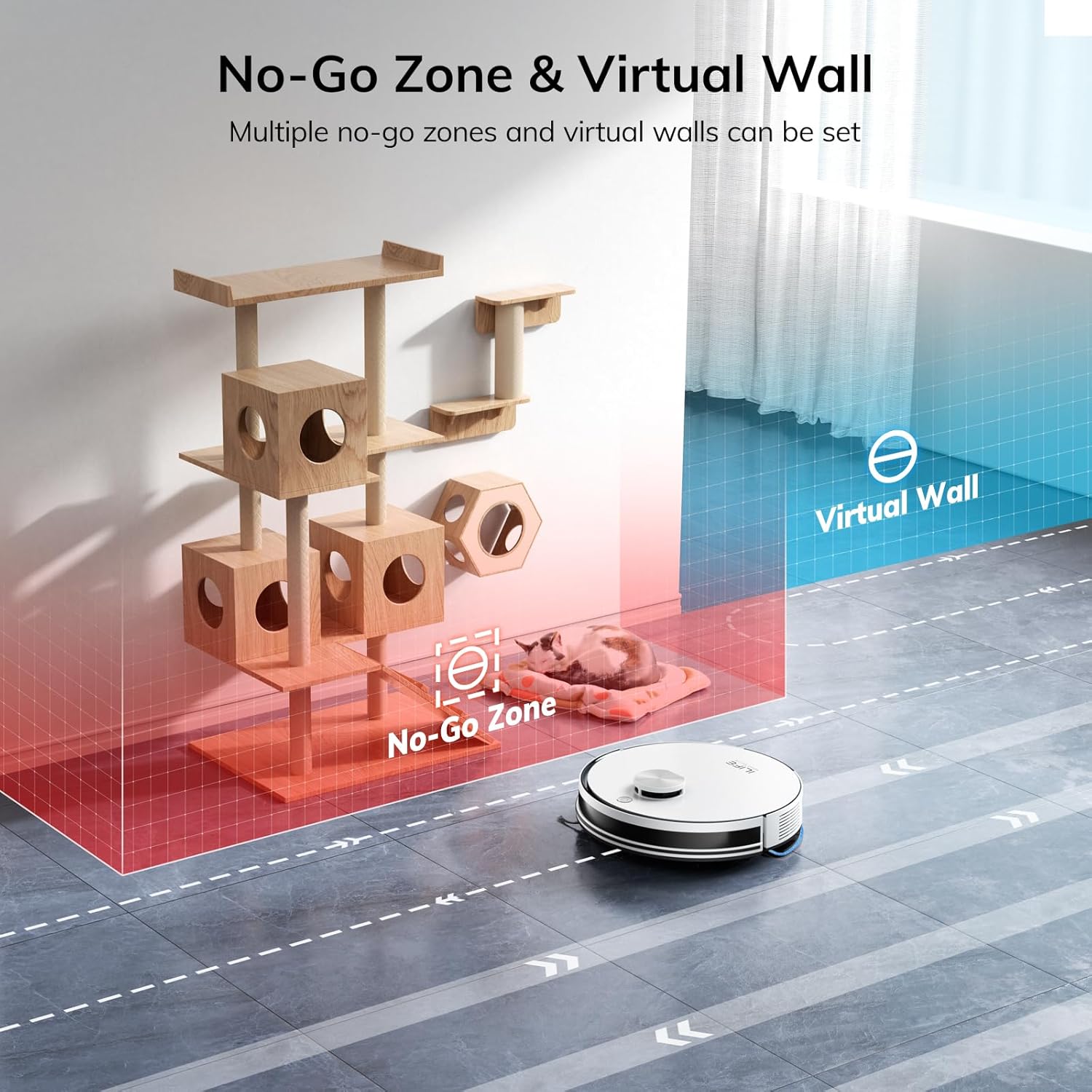 ILIFE A30 Pro Robot Vacuum Cleaner with Mop and Self Emptying Station