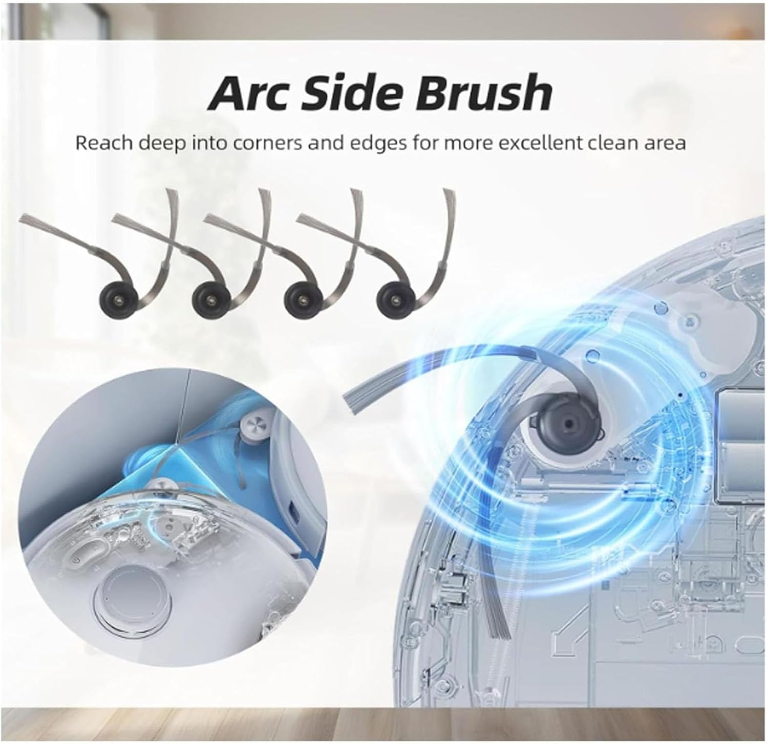 Replacement Accessories for Roborock Qrevo Curve Edge Vacuum Cleaner