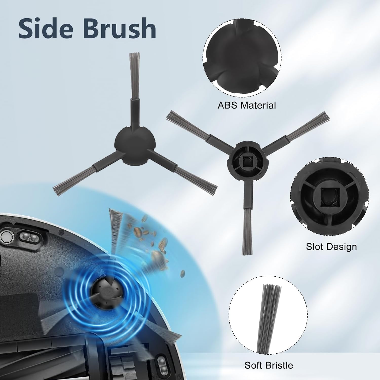 16 Pcs Replacement Parts Kit for Dreame Mova E30 Ultra Vacuum