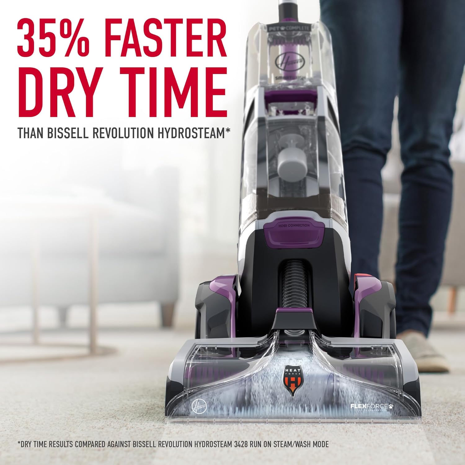 Hoover SmartWash Pet Carpet Cleaner Machine with Spot Chaser Wand