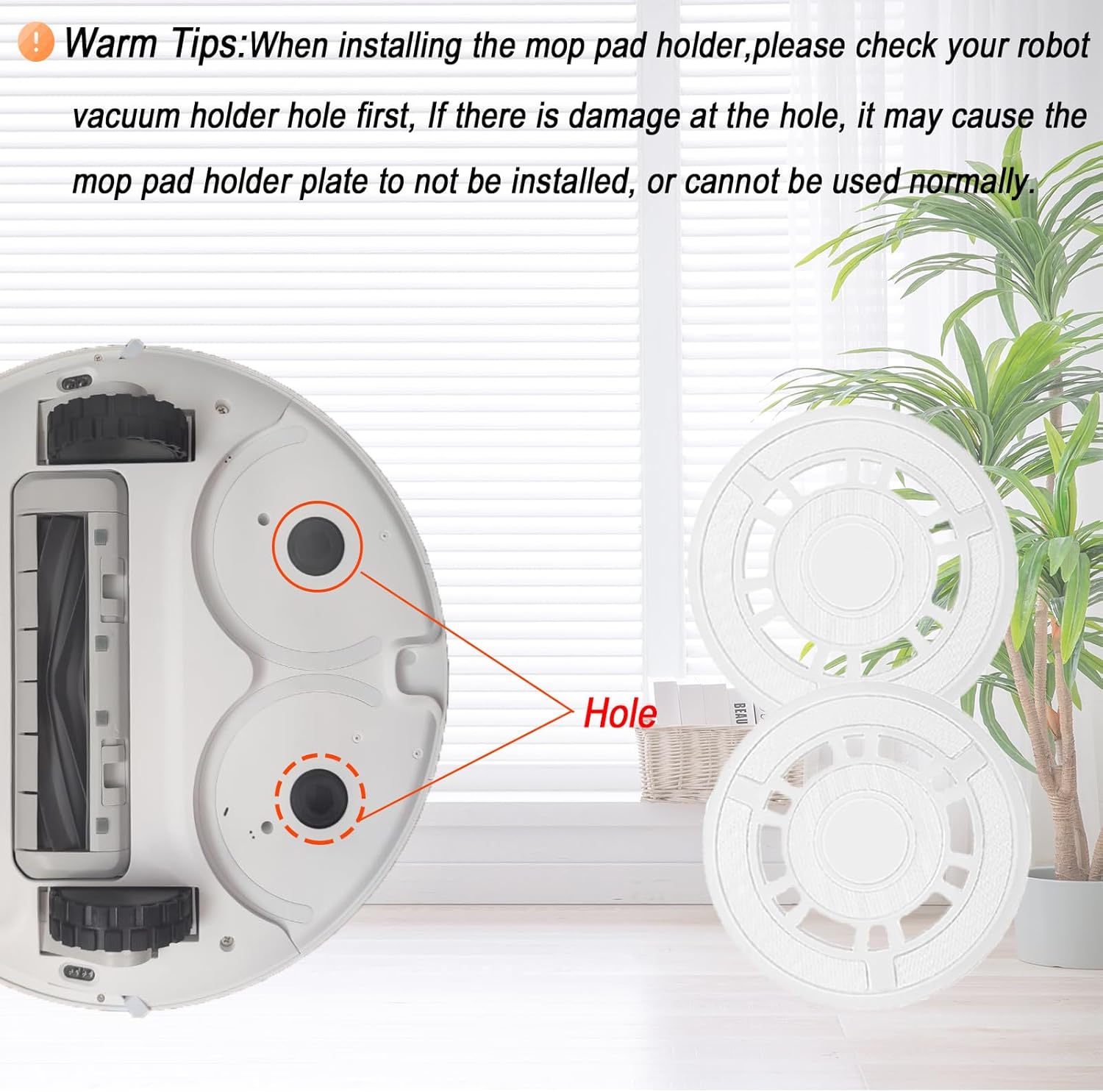 Mop Pad Holder and Replacement for Dreame L10S Ultra Vacuum