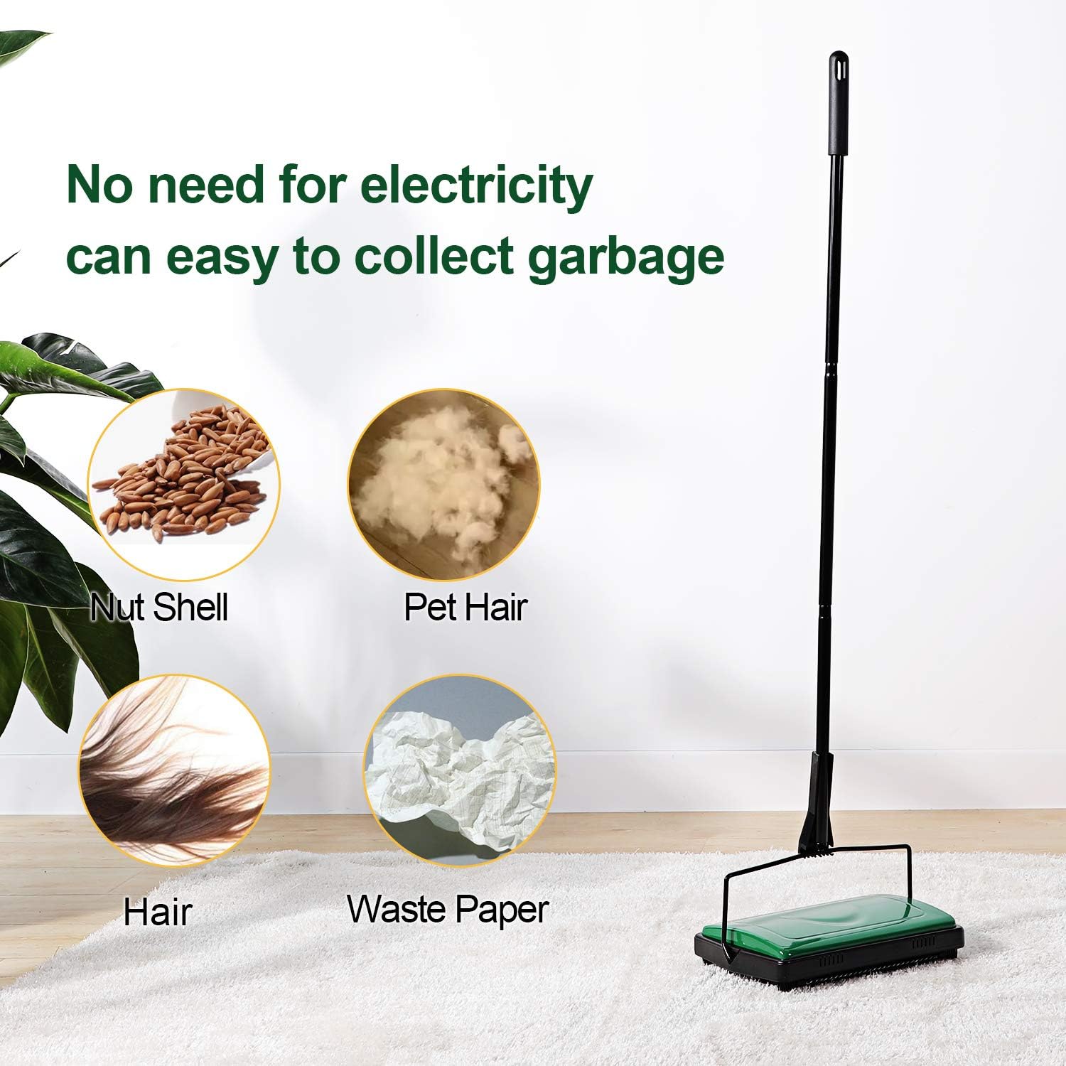 Yocada Multi-Function Carpet Sweeper for Home Office Use