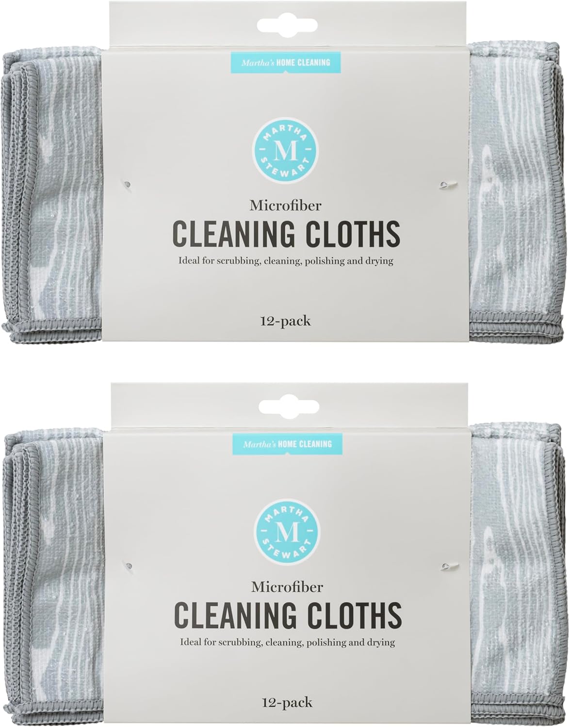 Martha Stewart Microfiber Cleaning Cloths 11 Inches 24 Count