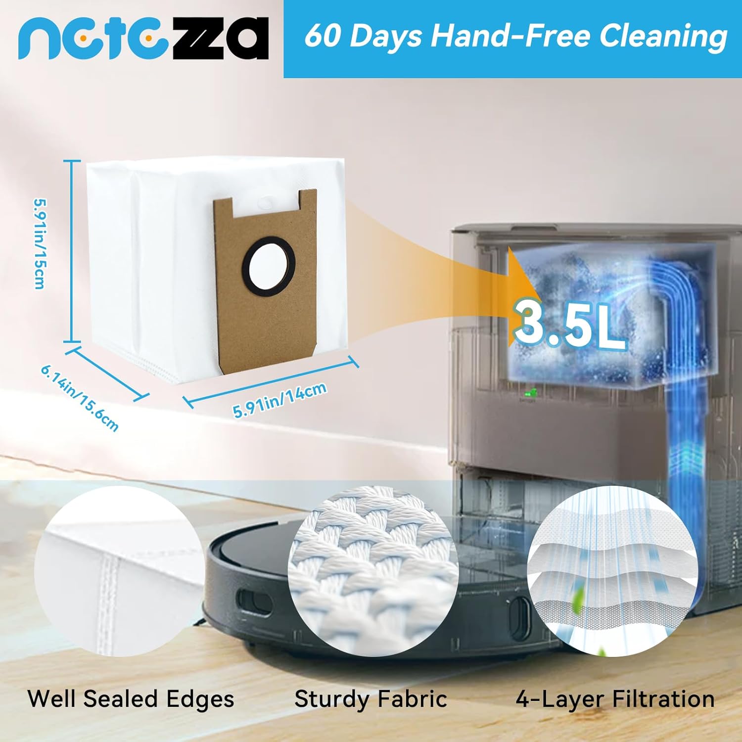 Netezza T20 Replacement Parts Kit for Airrobo Robot Vacuum