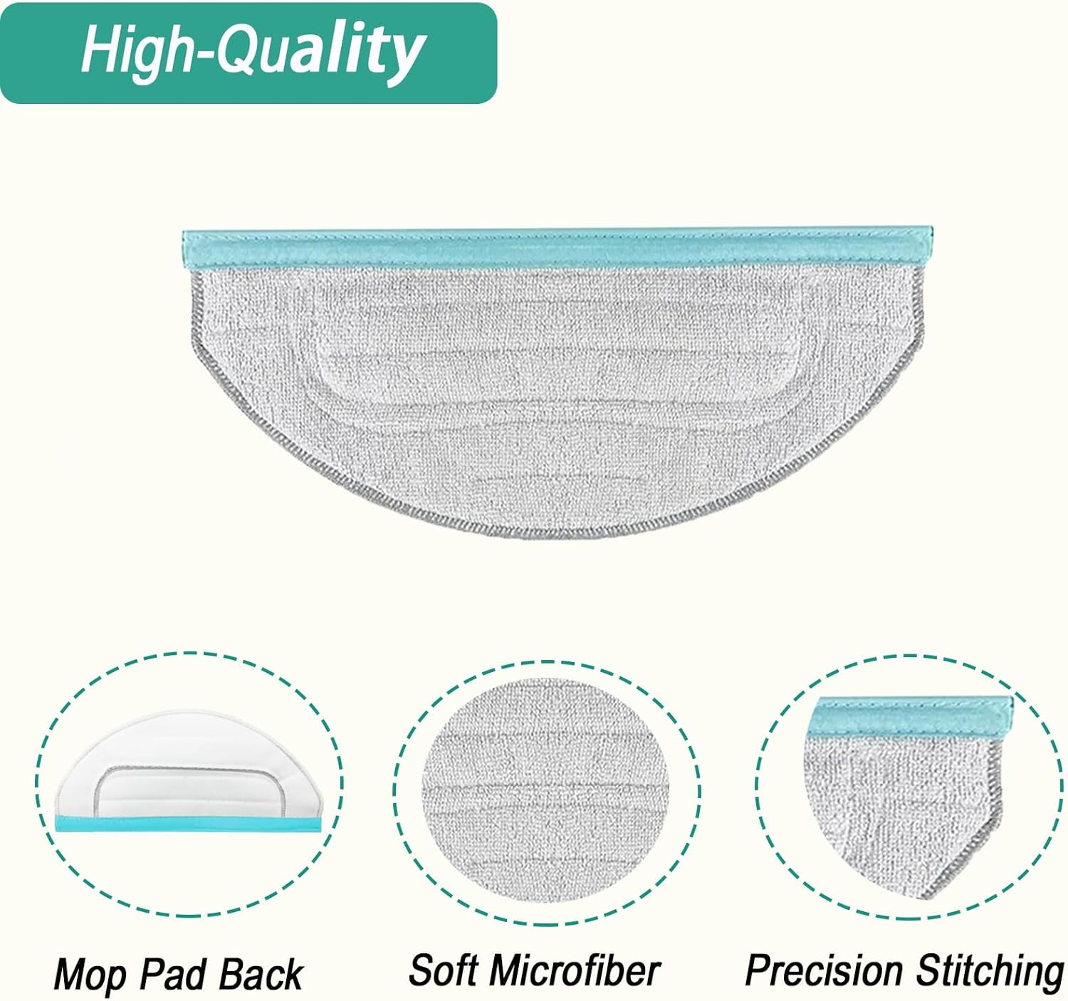 Frexusuent Mop Pad Replacement for Yeedi Cube CC 6 Pcs
