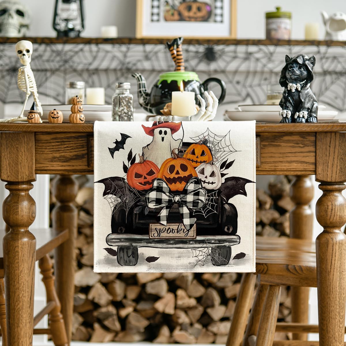 Artoid Mode Halloween Table Runner 13x72 Inch 1