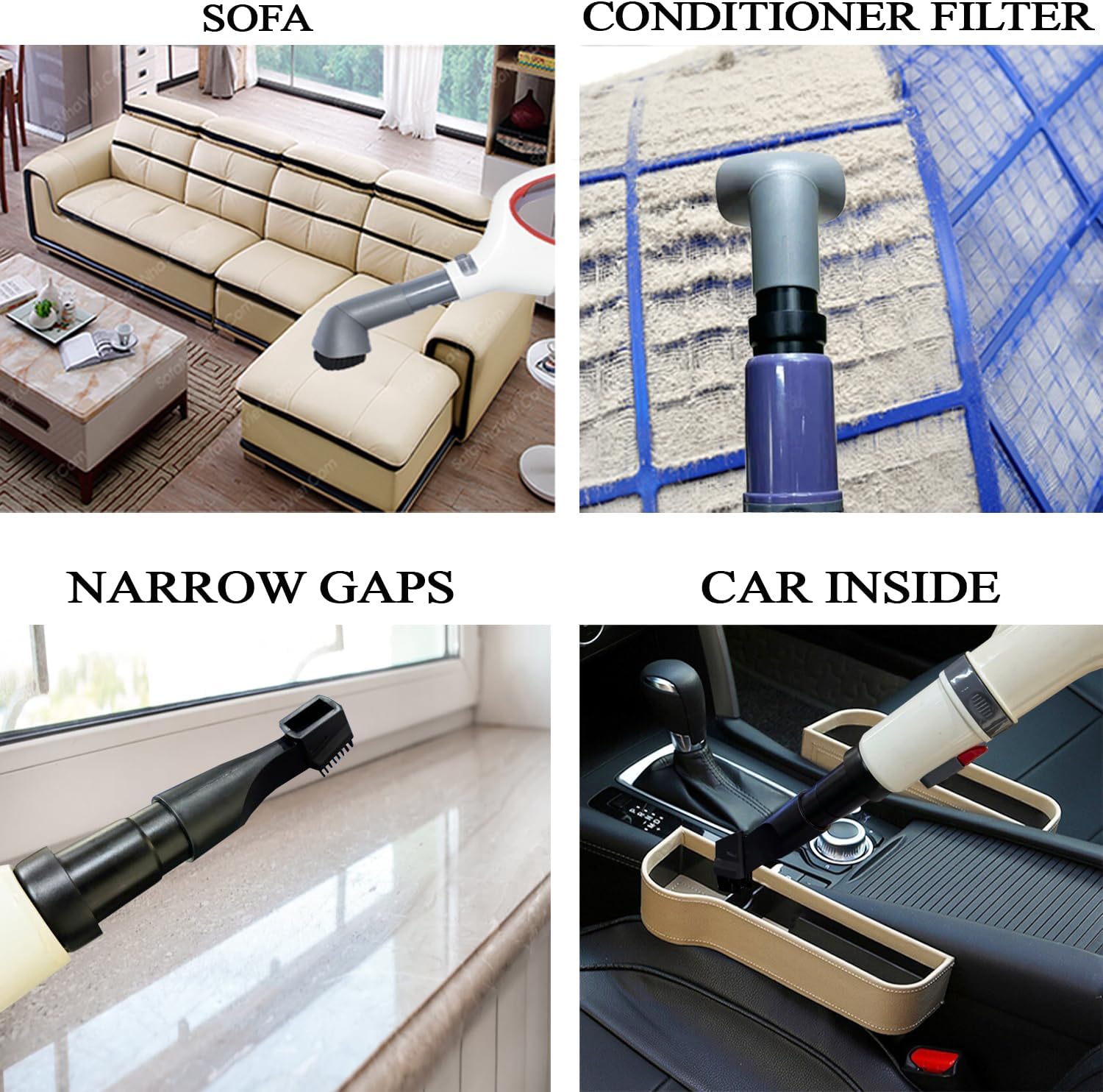 ENUKYCOM Vacuum Attachments for Shark Miele Cleaners