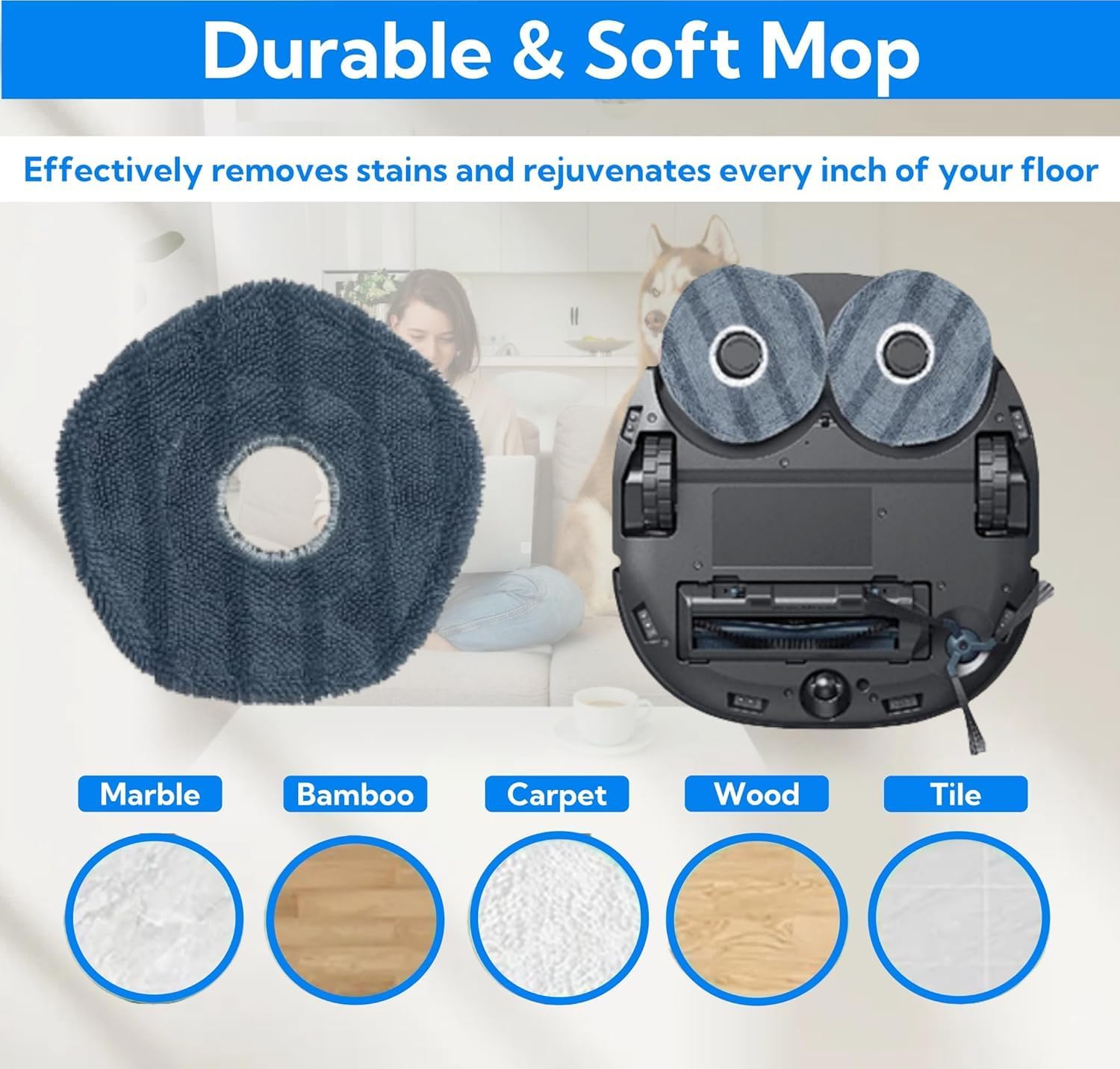 18 Pack X10 Pro Omni Replacement Parts for Eufy Robot Vacuum Cleaner