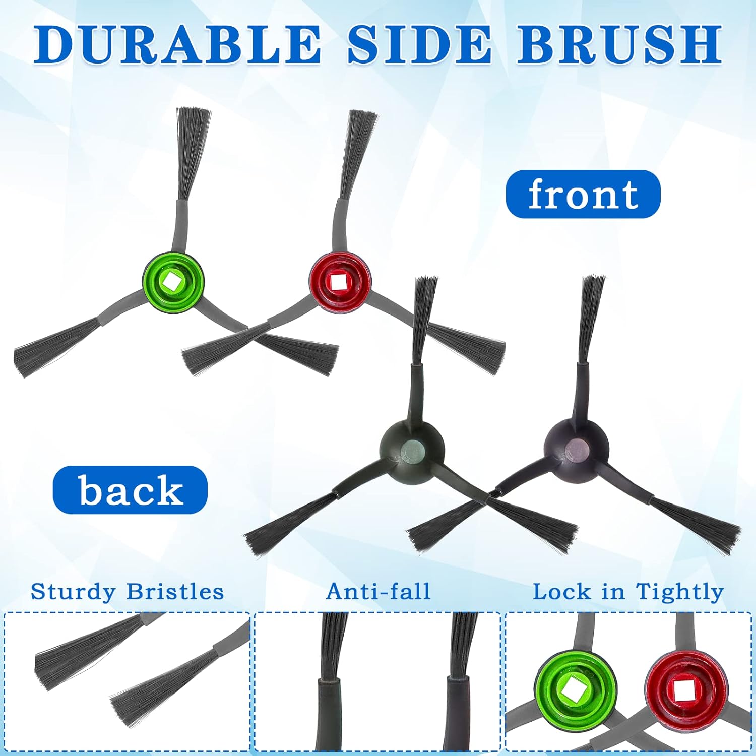 LUXRILIX Replacement Parts for Yeedi Vac and Ecovacs DEEBOT Compatible Kit