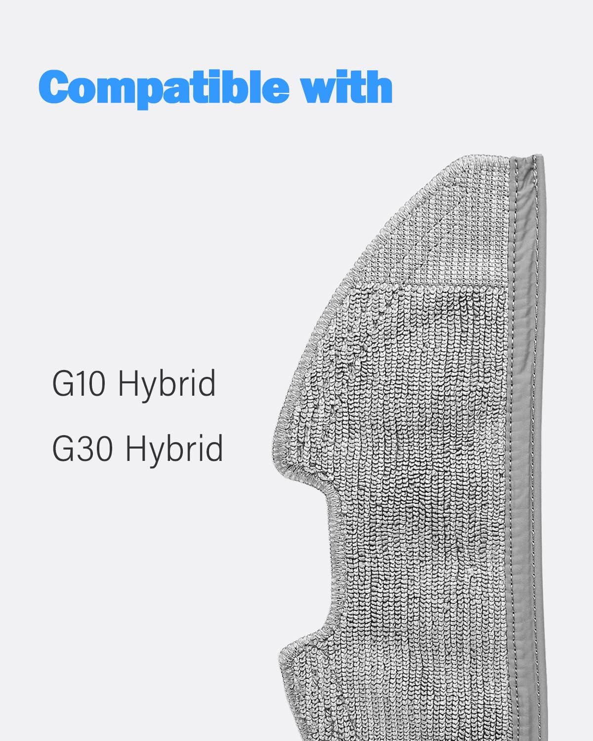 BBT Washable Mopping Cloth Replacement Parts for Eufy RoboVac G30 G20 G10