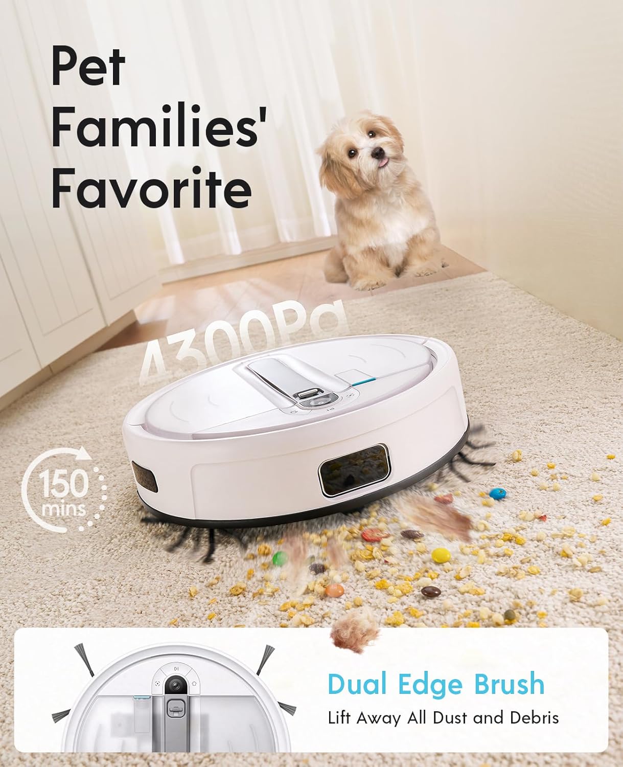 Yeedi Cube Robot Vacuum Cleaner with Auto Mop and Auto Empty