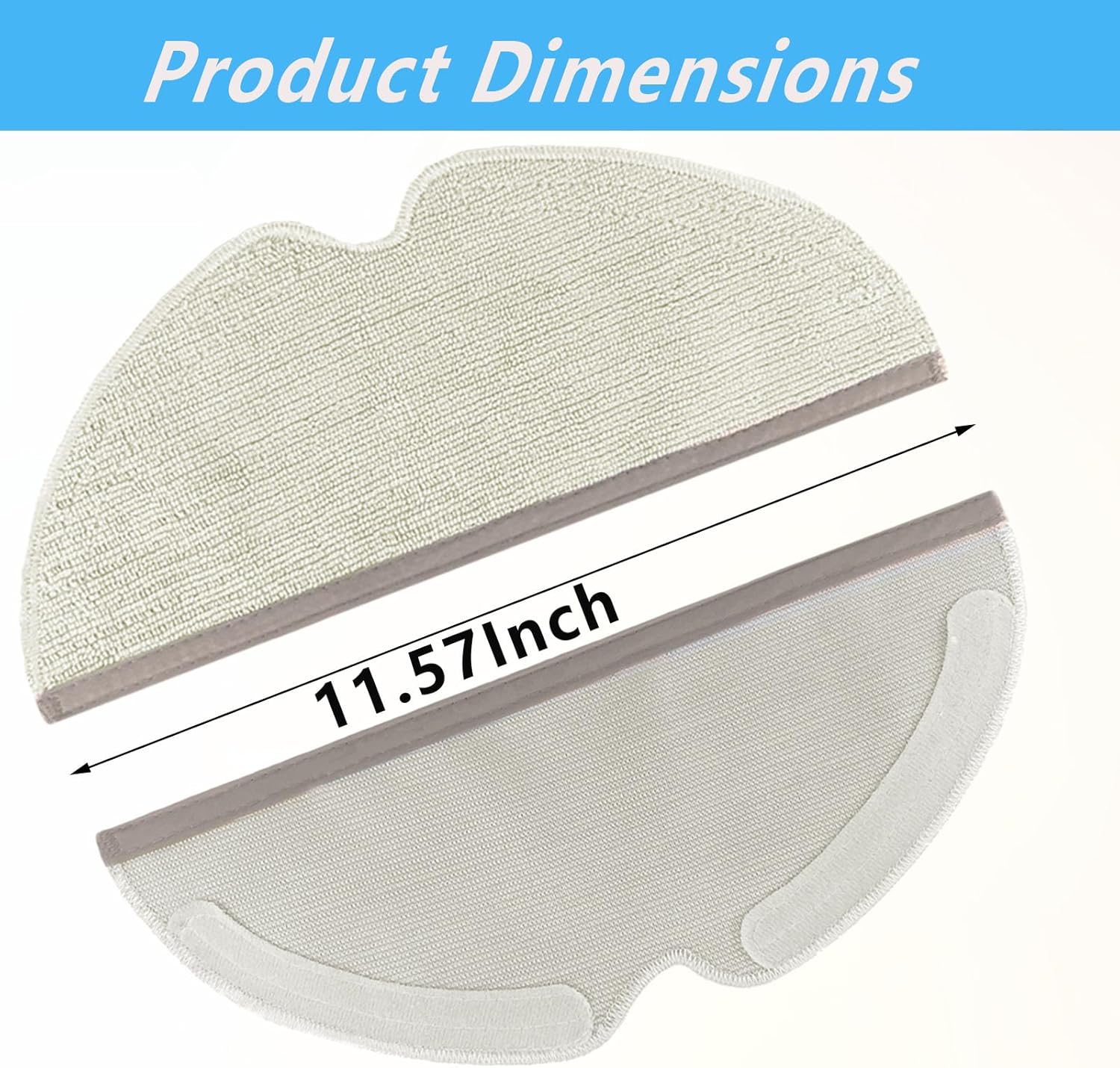 8 Pack Vacuum Mop Replacement Pads for Xiaomi Robots