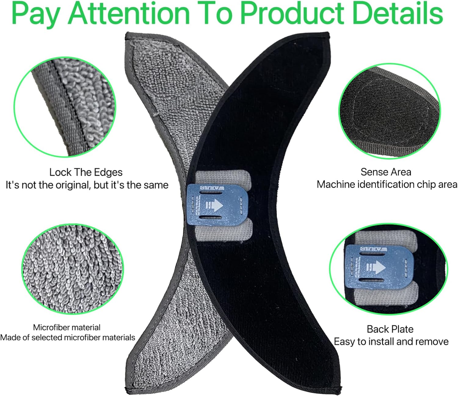 Replacement Mopping Pads for iRobot Roomba J7 Plus Vacuum Cleaner