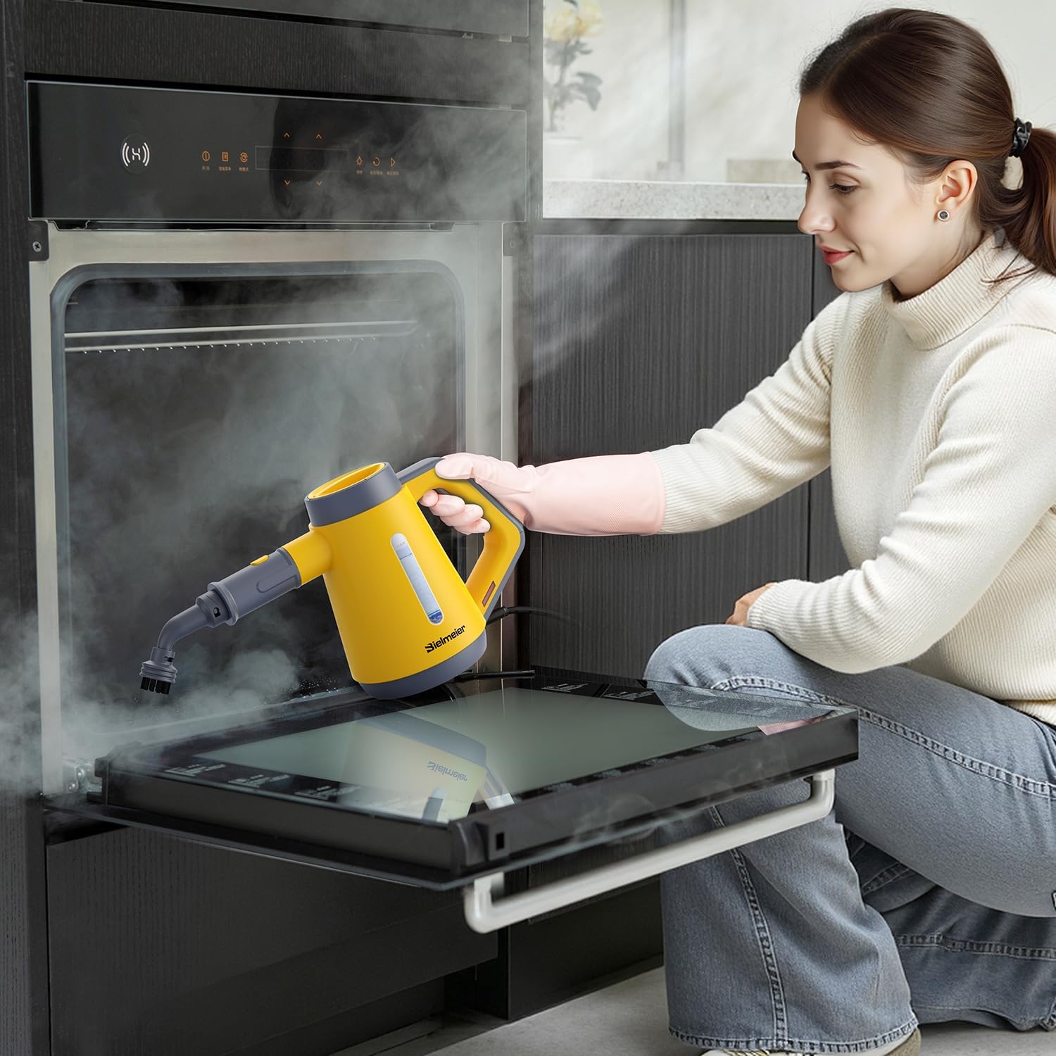 BIELMEIER Handheld Steam Cleaner Quick Start 15s Multi-Functional