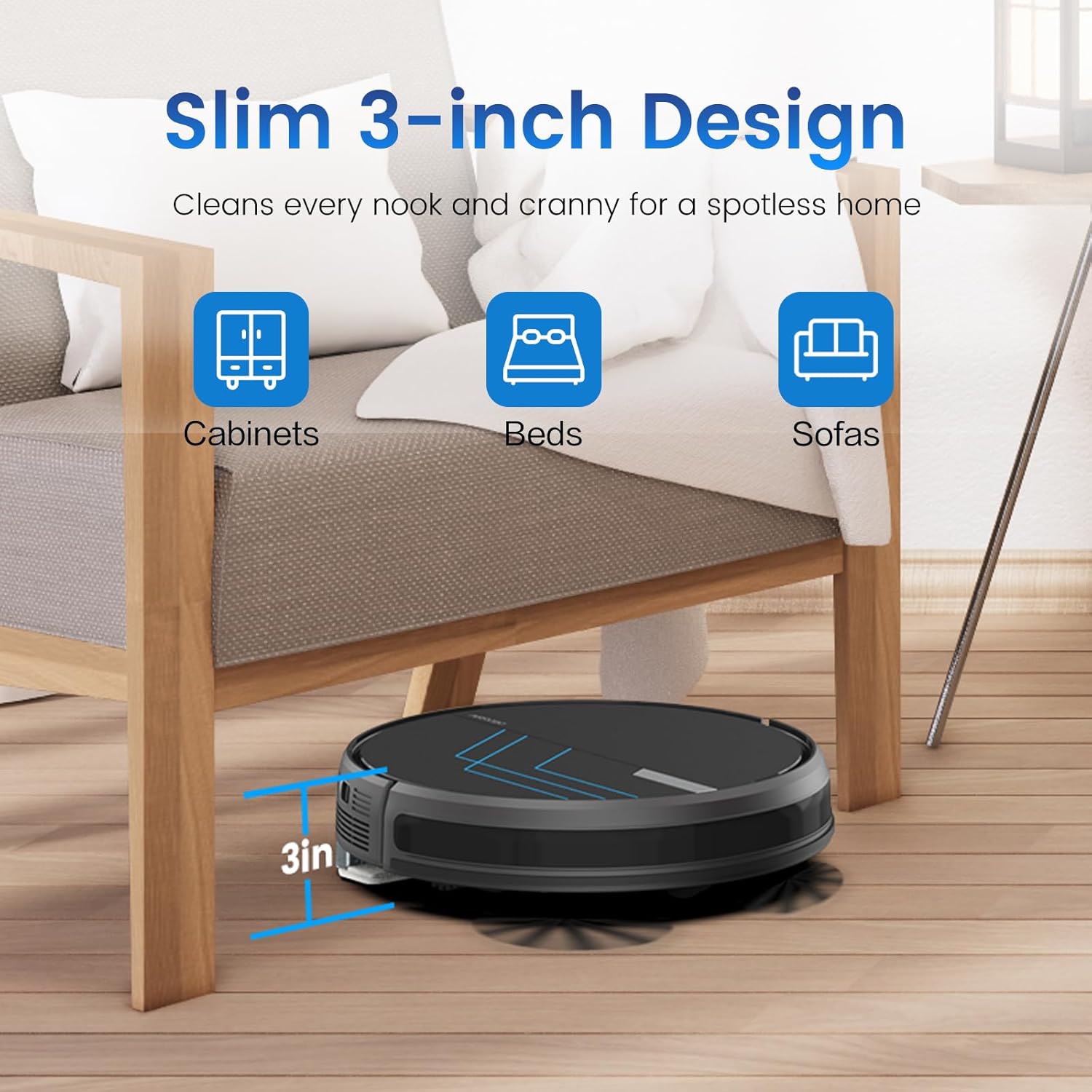 AIRROBO P30 Robot Vacuum and Mop 3-in-1