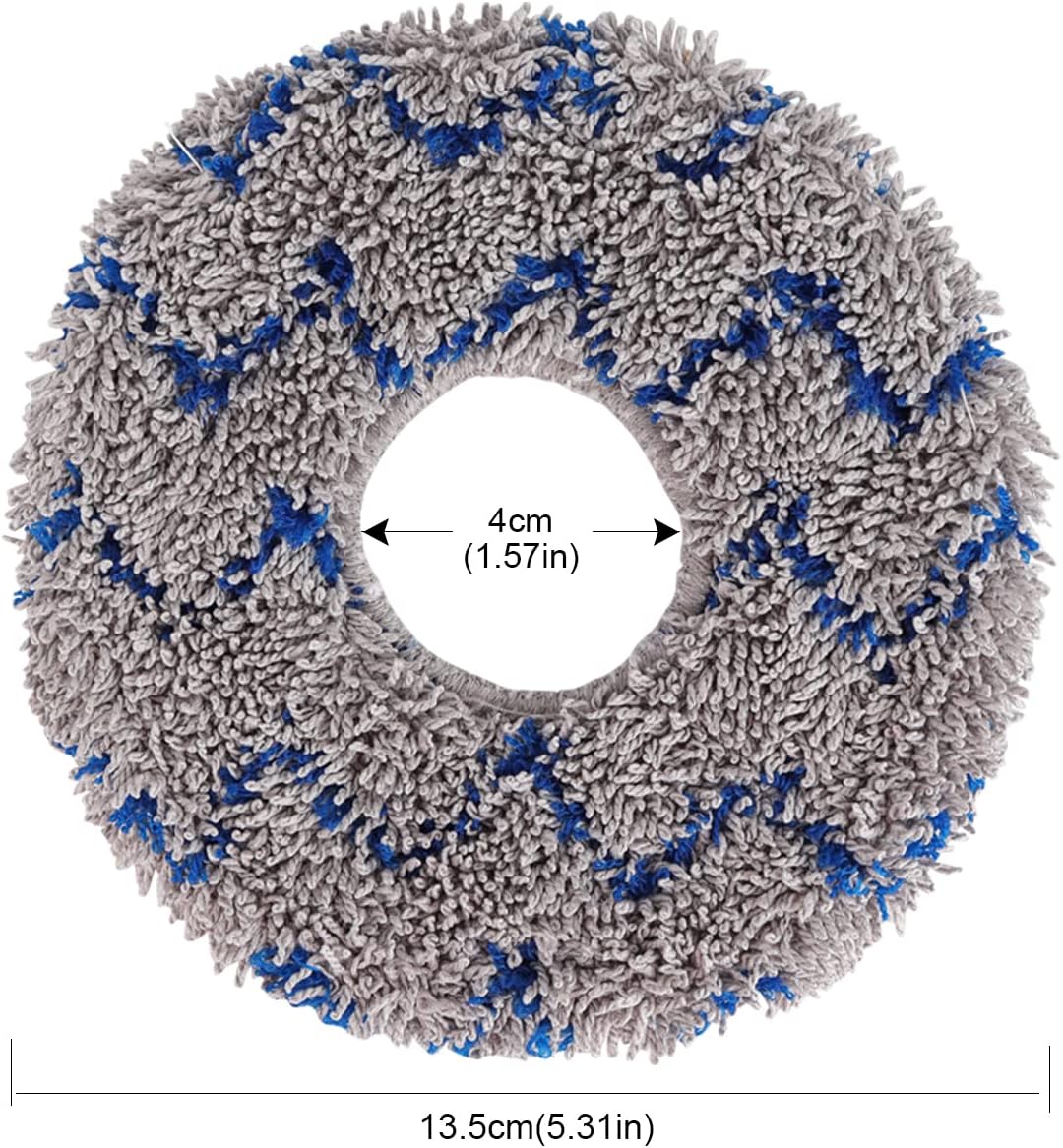 Reusable Mop Pads for Ecovacs Robot Vacuums - 4 Pack
