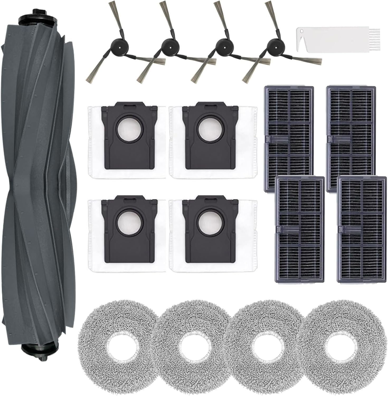 18Pcs Replacement Parts for Dreame X40 Ultra Robot Vacuum