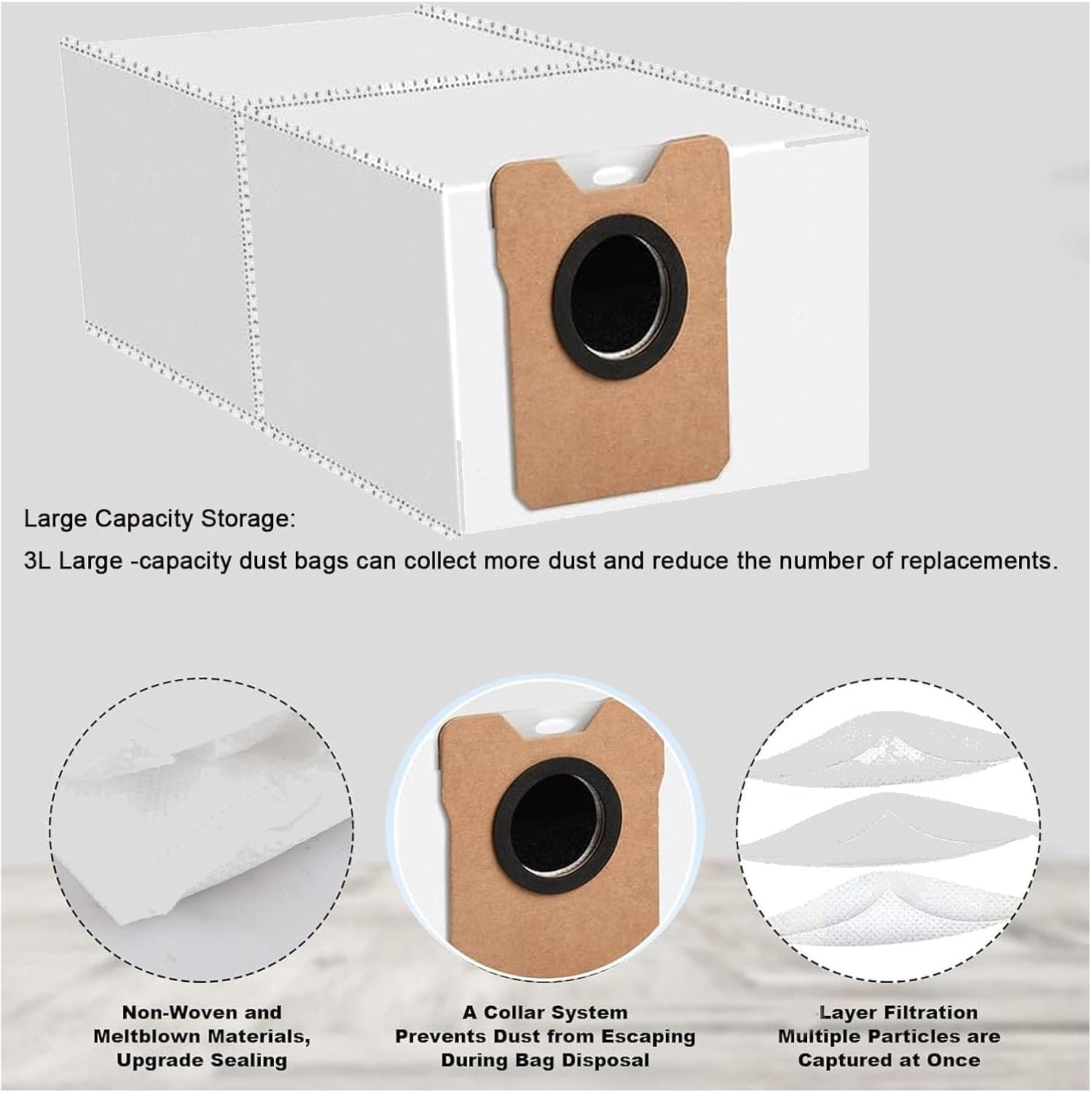 Replacement Accessories Kit for Eufy C20 Omni Robot Vacuum Cleaner