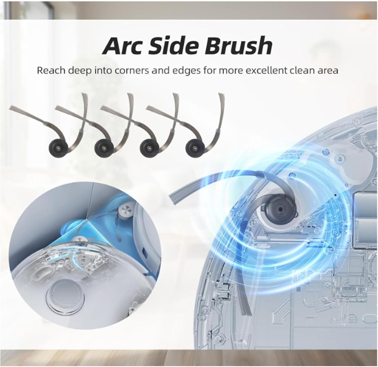 Replacement Parts for Roborock Qrevo Curv Edge Robot Vacuum Cleaner