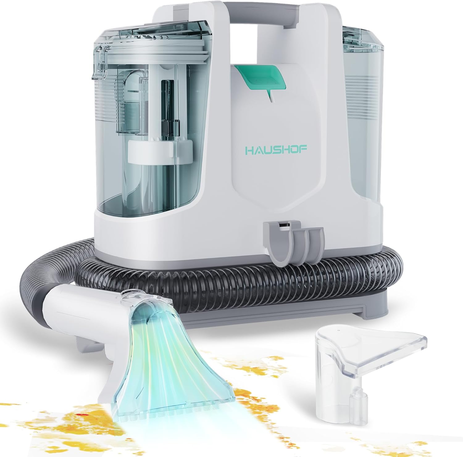 HAUSHOF Portable Carpet Spot Cleaner with 400W Motor