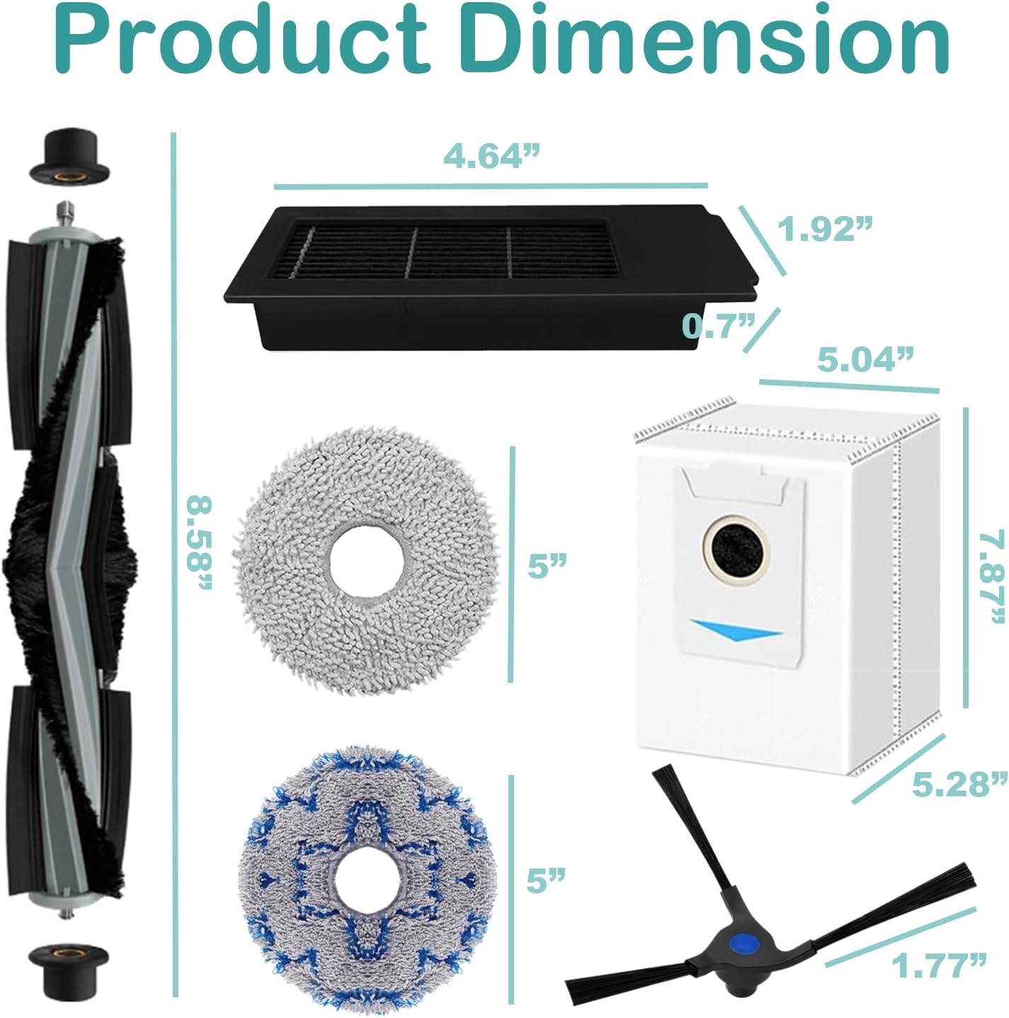 DEEBOT X2 Omni Replacement Parts Set