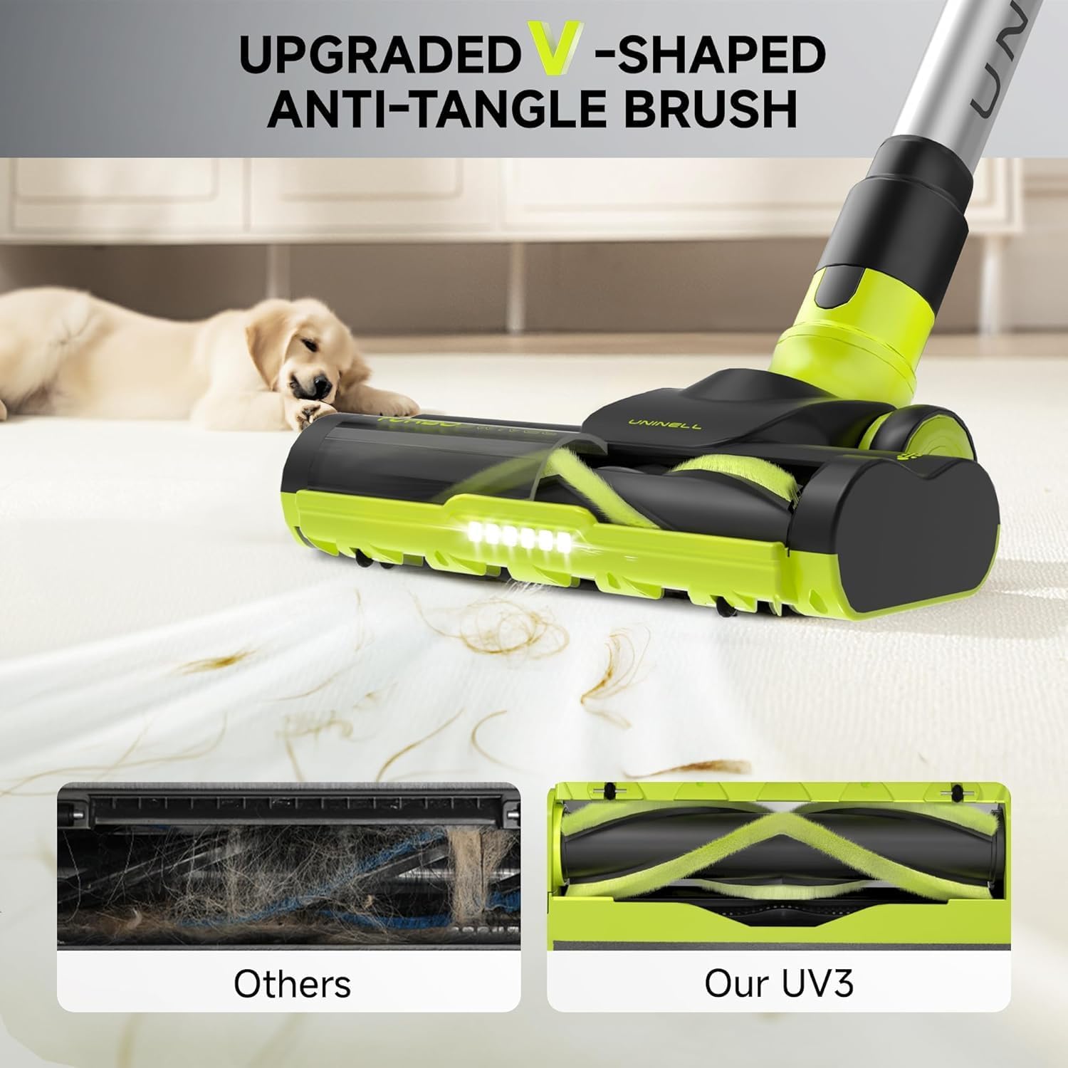 UNINELL HOME Cordless Vacuum Cleaner 45KPa 55 Mins