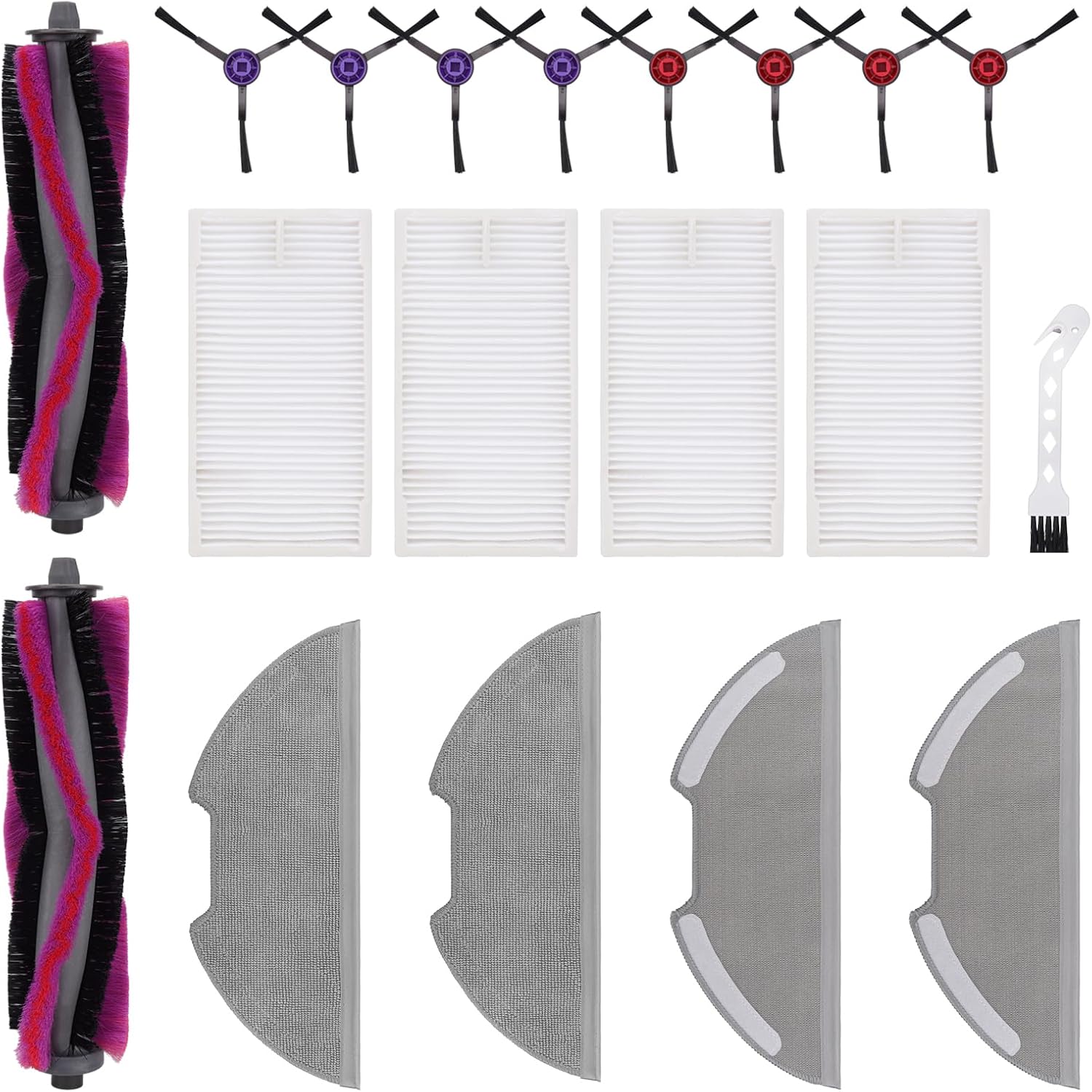 Replacement Parts Kit for Eureka E10s E20 Plus Robot Vacuum