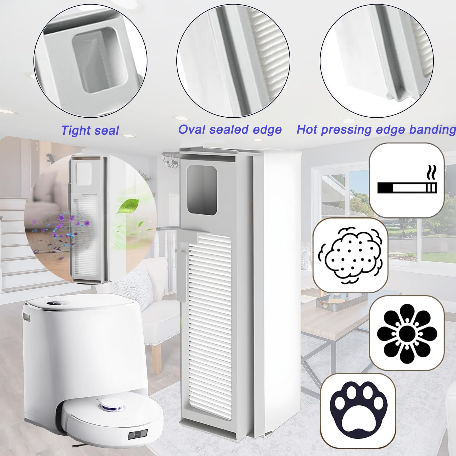16 Piece Replacement Accessories for Narwal Freo X Ultra Robot Vacuum