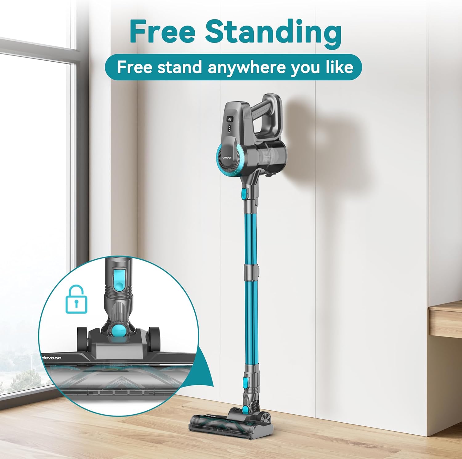DEVOAC N300 Cordless Vacuum Cleaner 6 in 1