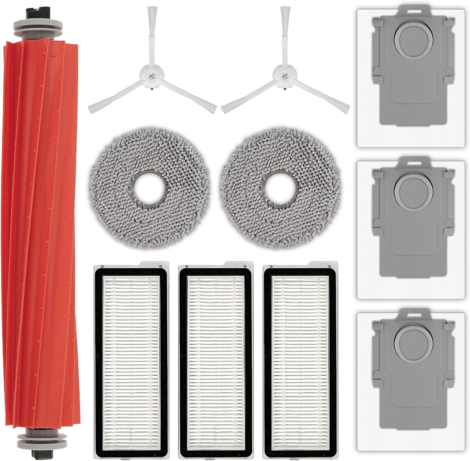 11 Pack QRevo S Replacement Parts for Roborock Robot Vacuums