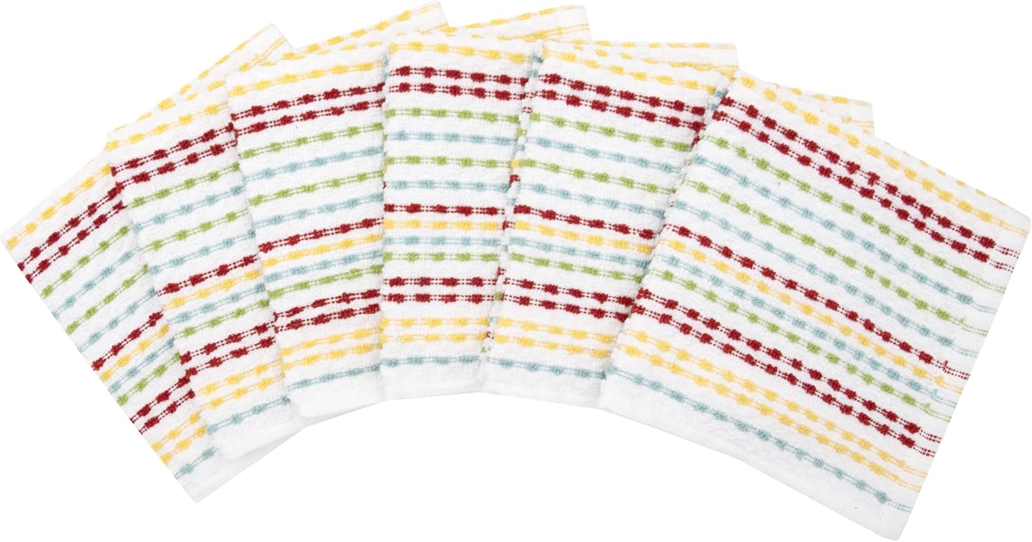 Ritz Pebble Bar Mop Cloth 6 Pack Multicolor