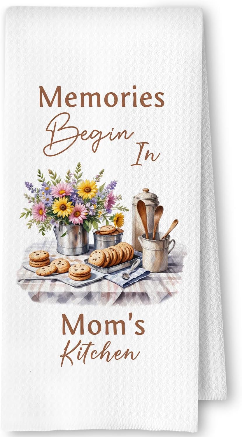 SkipTiger Moms Kitchen Towels 16x24 Inch