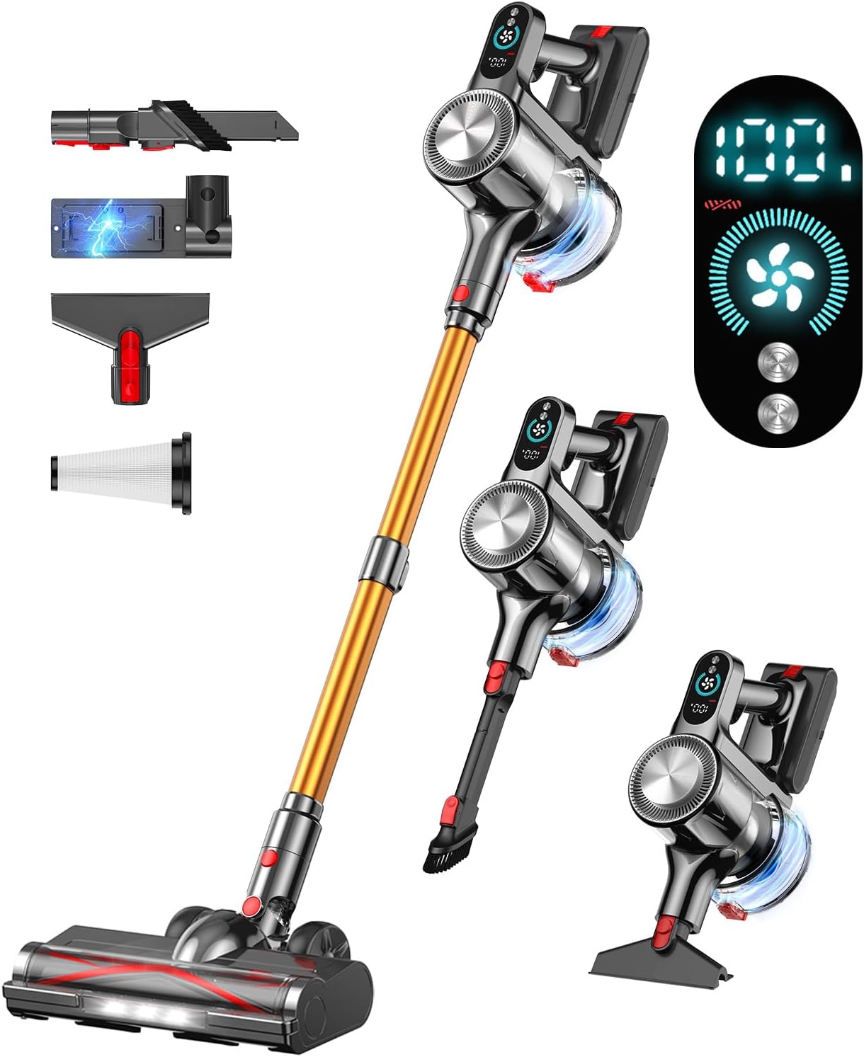 Natrogix A40 Cordless Stick Vacuum Cleaner 450W 40Kpa