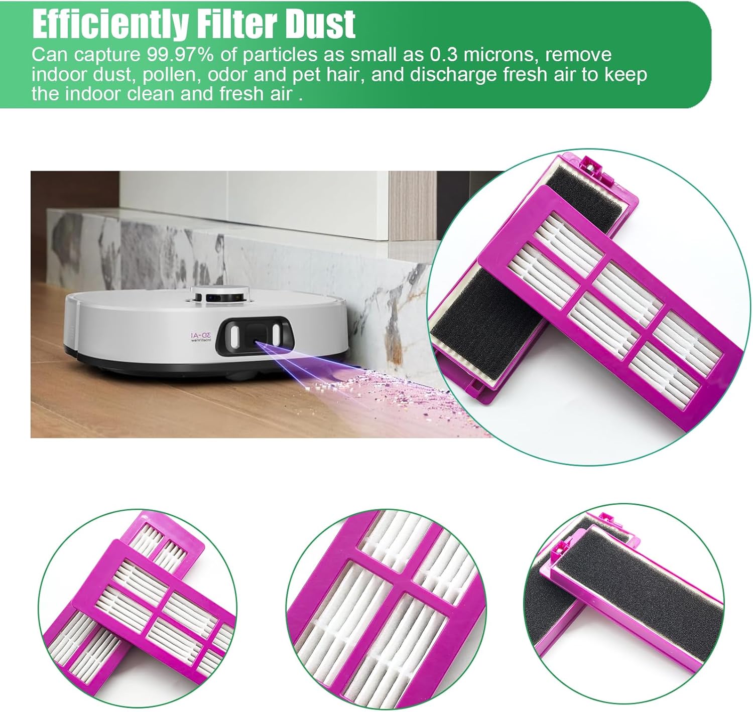 DianSung Replacement Parts for Eureka J15 Pro Ultra Vacuum Cleaner