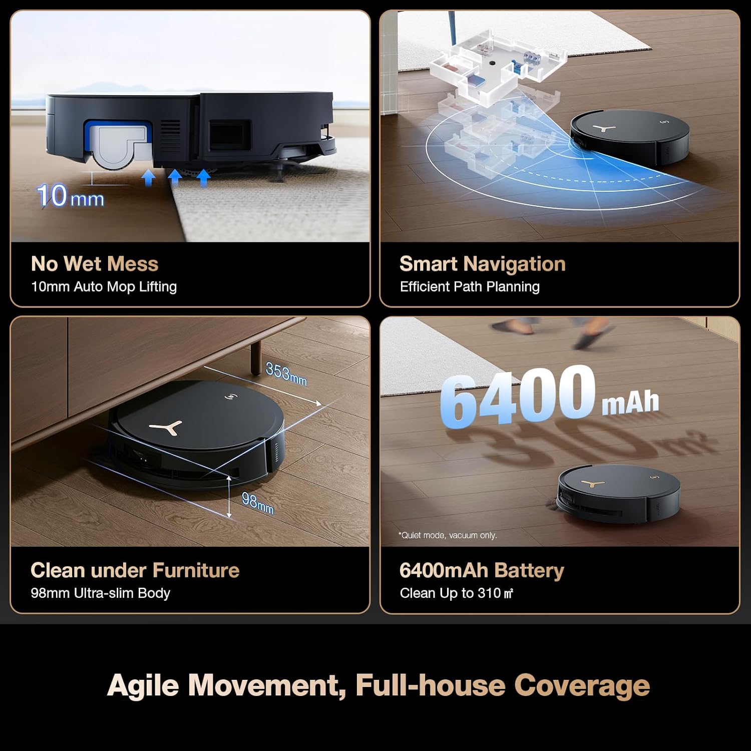 ECOVACS DEEBOT X8 PRO OMNI Robot Vacuum Cleaner