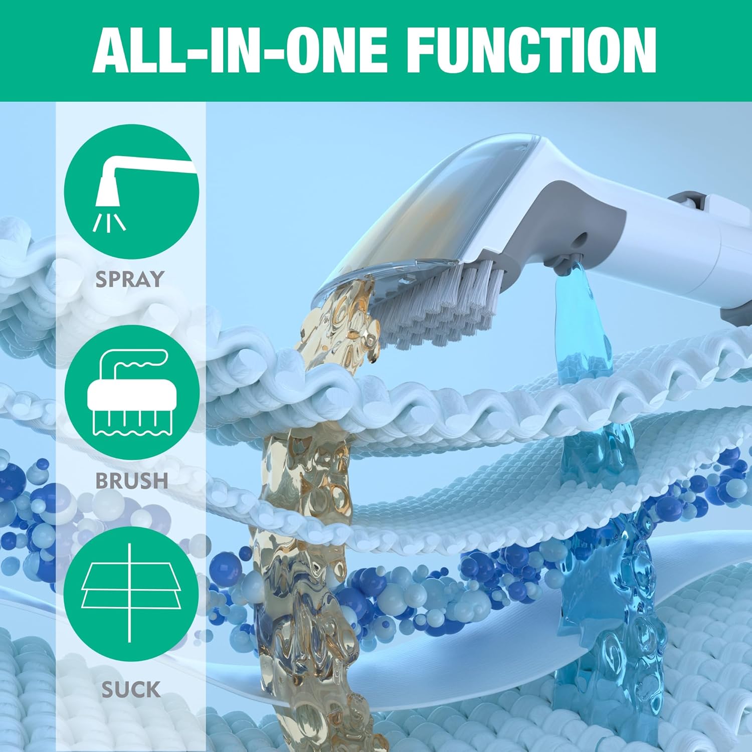 HAUSHOF Portable Carpet Spot and Upholstery Cleaner