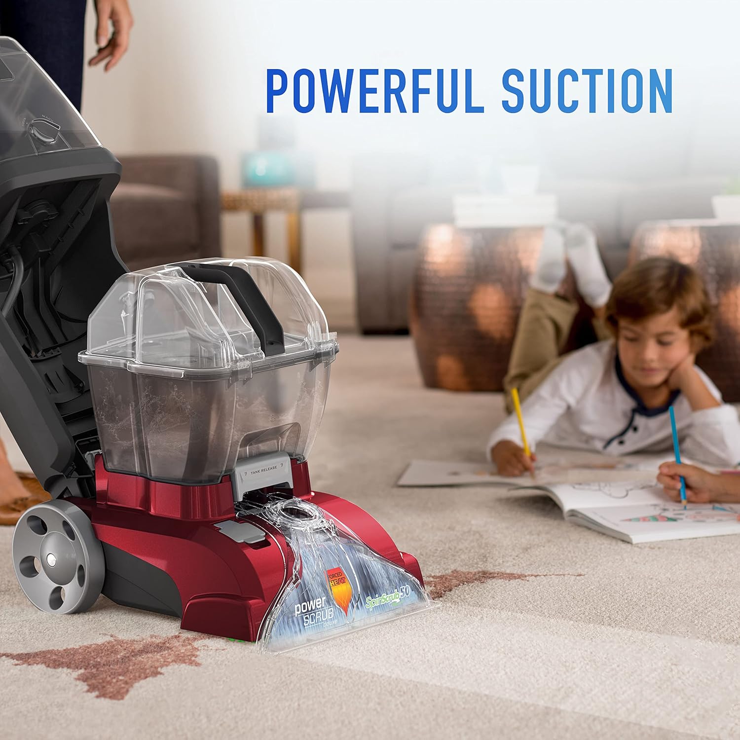 Hoover PowerScrub Deluxe Upright Carpet Cleaner