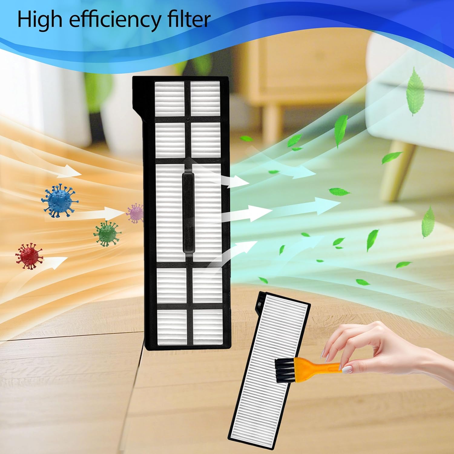 24 Pack Replacement Parts for Eufy X10 Pro Omni Vacuum