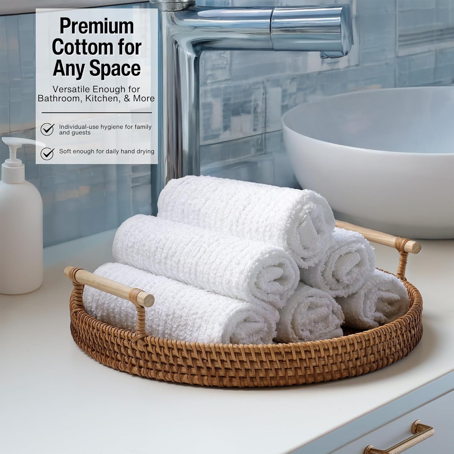 Bar Mop Dish Cloths Set of 36 100 Cotton